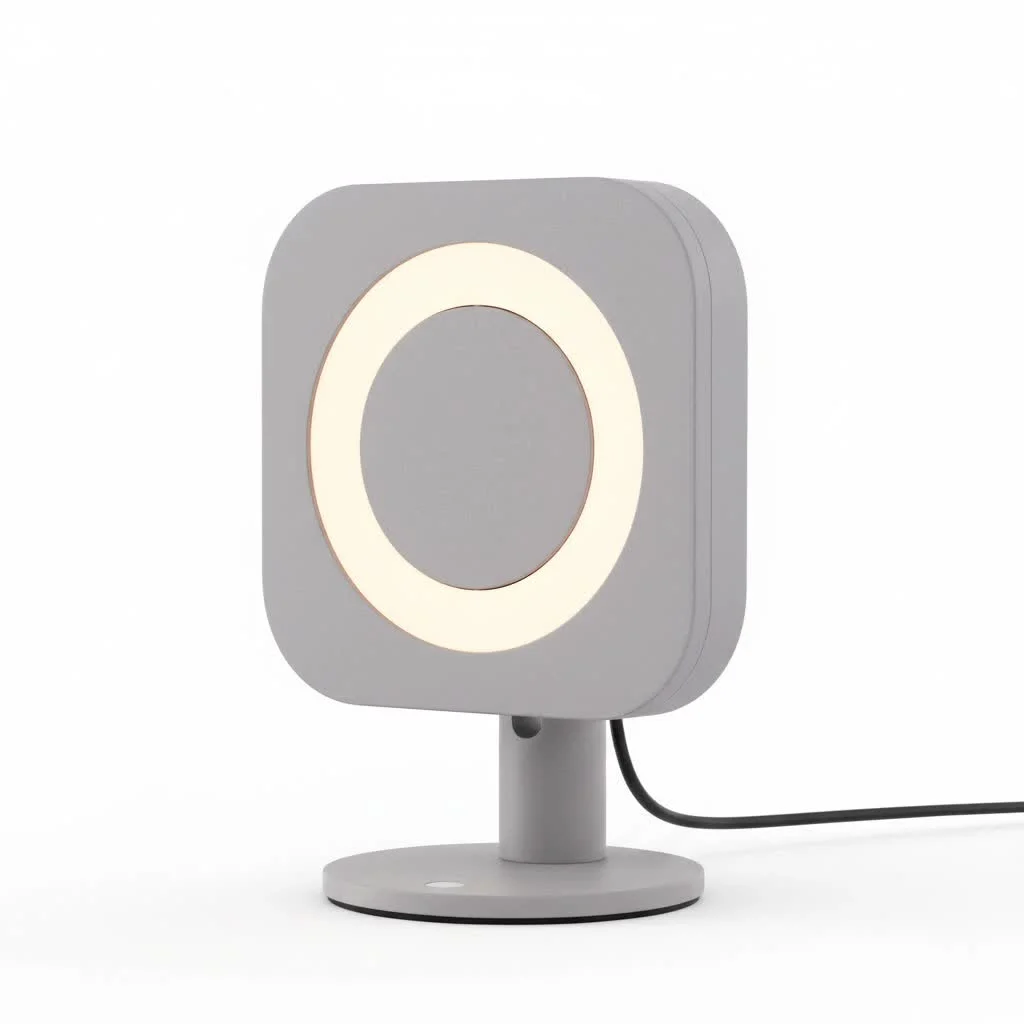 Gamer streaming with a ring light cam for optimal lighting
